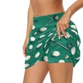 thumbnail image 5 of Uorisango Golf Ball Womens Tennis Skirt Stretchy Fashionable Women's Athletic Golf Skorts Skirts with Pockets for Workout Pickleball Relaxed Comfortable Outing Wear Womens, 5 of 7