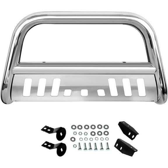 JIJIGUA for Toyota for Sequoia 2008-2021 for Tundra 2007-2021 Steel 3" Bull Bar Push Bumper Grille Guard