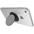 thumbnail image 2 of tzumi nuckees - Phone Grip and Stand for Smartphones and Other Electronic Devices - Reusable and Magnetic Mount-Friendly - Space Grey Design, 2 of 3