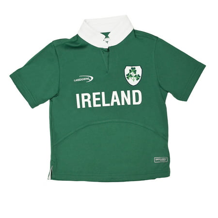 Lansdowne Green Ireland Shamrock Performance Short Sleeve Kids Rugby (Best Rugby Kits Ever)