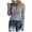 Gray, variant on Lindreshi Womens Tops Women's Casual Solid Color Buttons Long Sleeve V-Neck Loose Shirt Blouse Top