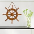 thumbnail image 2 of Timón de barco, adorno para el hogar, decoración náutica mediterránea, decoración para fiestas, barco 35cm, 2 of 9