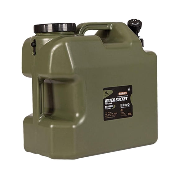 Greeniant Contenedor de almacenamiento de agua potable grande, jarras para acampar con carpas