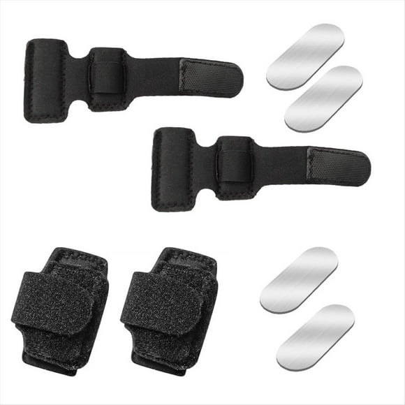 Corrector de Dedo en Martillo para Mujeres y Hombres - 4 Férulas Ajustables para Dedos con Soporte de Placa de Aluminio