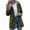 Army Green, variant on Husipze Womens Rain Jacket with Hood Outdoor Waterproof Long Trench Coat Lightweight Casual Hiking Raincoat Plus Size Windbreaker White XL