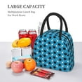 thumbnail image 5 of Fotbe Bowling Balls Pattern Lunch Bag, Insulated Lunch Box, Small Leakproof Cooler Food Lunch Containers Reusable High Capacity Lunch Tote Bags for Work, Travel, Outdoor, 5 of 6