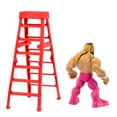 thumbnail image 7 of WWE Knuckle Crunchers Seth Rollins Action Figure & Accessories, Bone-Crunching Movement, 3.25-inch, 7 of 7
