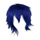 thumbnail image 1 of Peluca corta para hombre Zulema Anime Cosplay Puntiagudo Fiesta Halloween Azul, 1 of 8