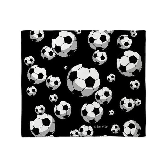 CafePress - Soccer Throw Blanket - Soft Fleece Throw Blanket, 50"x60" for All Ages