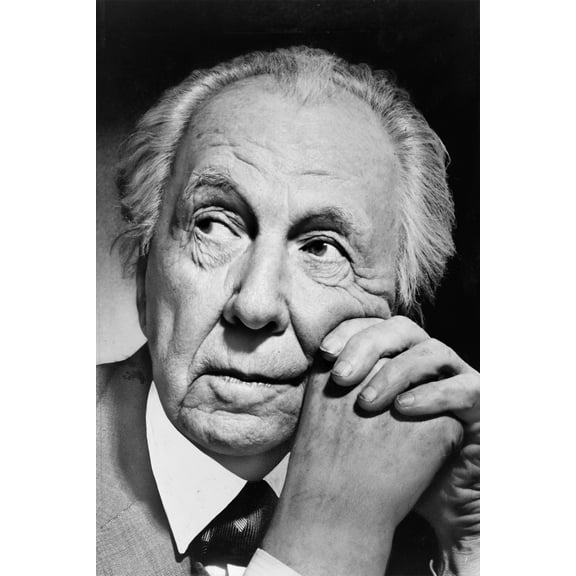 24x36 gallery poster, Frank Lloyd Wright 1954