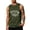 Army Green, variant on Mens Hawaiian Beach Tank Tops Summer Vacation Muscle Top Graphic Sleeveless Shirts