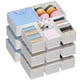 thumbnail image 1 of Organizador De Cajones De Ropa, Organizador De Almacenamiento De Armario De Tela Plegable, Divisores De Cajones De Tocador Para Ropa De Niños (Gris claro-18 Piezas), 1 of 7