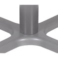 thumbnail image 4 of Regency Via 42" Round X-Base Table- Mocha Walnut/Grey, 4 of 4