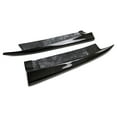 thumbnail image 3 of Ikon Motorsports Rear Bumper Side Aprons Compatible With 2012-2014 Mercedes-Benz W204 C Class Sedan LCI After Facelift, Factory Style Corner Caps Valance Spats Carbon Fiber Add-On Canards Pair, 3 of 7