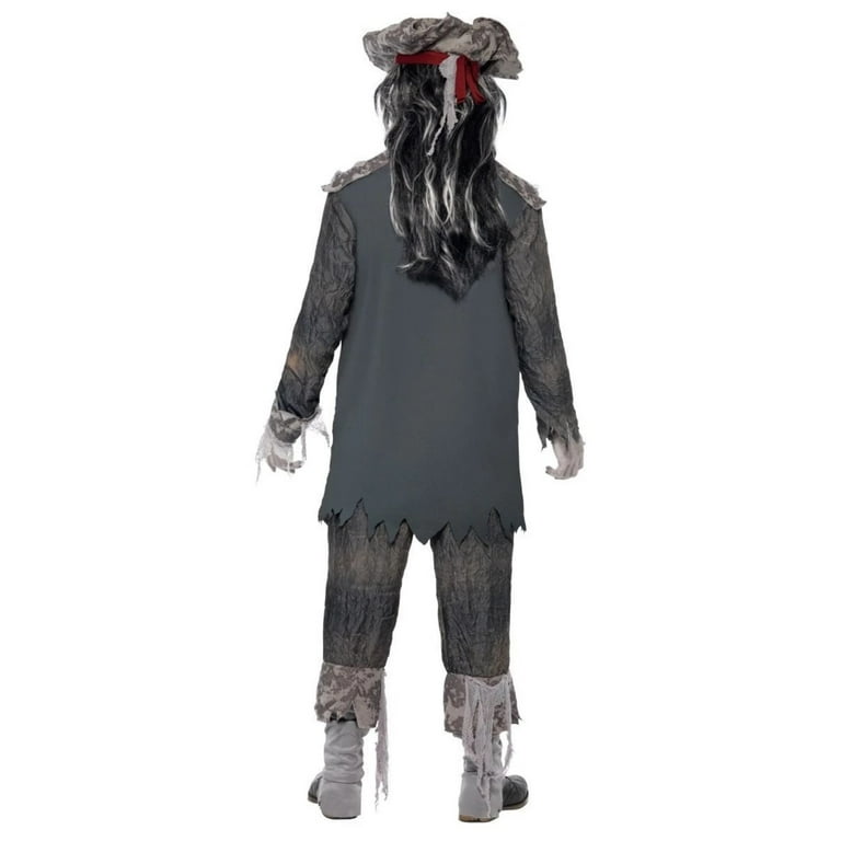Ghost Ship Ghoul Costume Adult Grey Ghost Ship Ghoul Costume Adult Grey