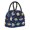 Black, variant on Horeoi Planets and Stars Pattern Large Insulated Lunch Bag for Work, School, Picnic - Waterproof, Durable Oxford Cloth, Comfortable Handle-Light Grey