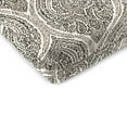 thumbnail image 6 of Jordan Manufacturing 20" x 18" Andorra Umber Brown Damask Rectangular Outdoor Chair Pad Seat Cushion with Ties (2 Pack), 6 of 10