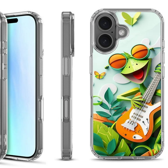 For iPhone 17 Shockproof Protective Phone Case, by OneToughShield – Grasshopper