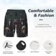thumbnail image 3 of Balery Stylish Avian Gathering Bañador para hombre, shorts de playa de secado rápido con entrepierna y forro de compresión-Large, 3 of 6