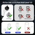 thumbnail image 3 of J1772 to Tesla Charger Adapter, 80A 110-250V AC Charging Adapter DD002 [Safety Certified] for Tesla Model 3 Y S X for SAE J1772 EV Adapter [Only for Tesla Owners], 3 of 9