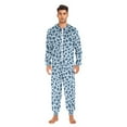 thumbnail image 6 of joogoo Leopard Blue-a1 Unisex Adults Onesies Pajamas Jumpsuits L, 6 of 7