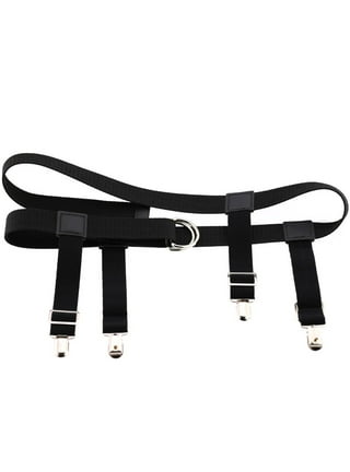 Loliuicca 6 Strap Garter Suspender Belt for Stockings