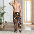 thumbnail image 2 of Sikiie Halloween With Skull Mens Pajama Pants Sleep & Lounge Pants, PJ Bottoms With elastic waistb and Pockets X-Large, 2 of 6