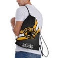 thumbnail image 3 of Bolsa clásica con cordón de los Bruins, plegable, para deportes, fitness, unisex, para viajes y deportes de playa, tamaño mediano, 3 of 8