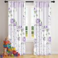 thumbnail image 5 of Blackout Kids Curtains,Pioneer Flower Floral Print Pattern Childrens Insulated Curtains Set Of 2,Bedroom Essentials,Toddler Room Decor 42"x84", 5 of 5