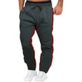 thumbnail image 1 of Pantalons Décontractés pour Hommes - Automne Hiver Mode de Rue Ample Patchwork à Lacets pour Confort Quotidien et Style Sportif, 1 of 4