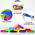 thumbnail image 4 of 50 pcs Silicone Elastic Wristbands. Customizable Blank Rubber Bracelet Wholesale Bulk Bracelets, 4 of 5