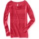 thumbnail image 1 of Aeropostale Suéter tipo túnica Shineunic para mujer, rosa, pequeño Aeropostale Sayo, 1 of 1