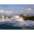 thumbnail image 2 of Guichard, Jean 18x15 Gold Ornate Wood Framed with Double Matting Museum Art Print Titled - Phare du Creac h, 2 of 4