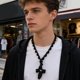 thumbnail image 1 of FENGGUIQU Collar De Cruz En Trenzada Para Uso Religioso Y Diario, 1 of 8