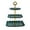 Green, variant on IPEWLEX 3-Tier Fruit Stand, Elegant Dessert Display for Weddings, Parties, Home Decor, Heavy Duty Refreshment Server, Easy Assembly
