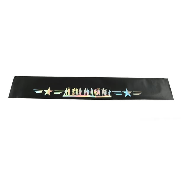 Adhesivo Adhesivo Para Parabrisas Delantero De Automóvil, PVC 130x21cm / 51.2 X 8.3in Adhesivo Reflectante Universal Duradero A Prueba De Decoloración Para La Mayoría De Los ANGGREK patrón de estrella
