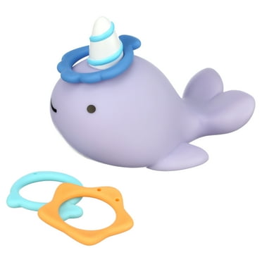 Skip Hop Baby Bath Toy, Zoo Narwhal Ring Toss - Walmart.com