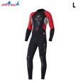 thumbnail image 3 of Sonducket Trajes de neopreno DiveSail, traje de buceo ultrafino de secado rápido, traje de neopreno para hombres y mujeres, mono para buceo, Deportes acuáticos negro/rojo L, 3 of 6