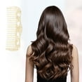 thumbnail image 4 of Unique Bargains 1 Pcs Women Heart Style Wide Tooth Comb for Curly Thick Wavy Straight Hair Beige, 4 of 6