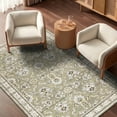 thumbnail image 4 of LOKHOM 6'x 9' Bohemian Area Rugs for Living Room, Non-Slip Backing Machine Washable Carpet, Brown, 4 of 8
