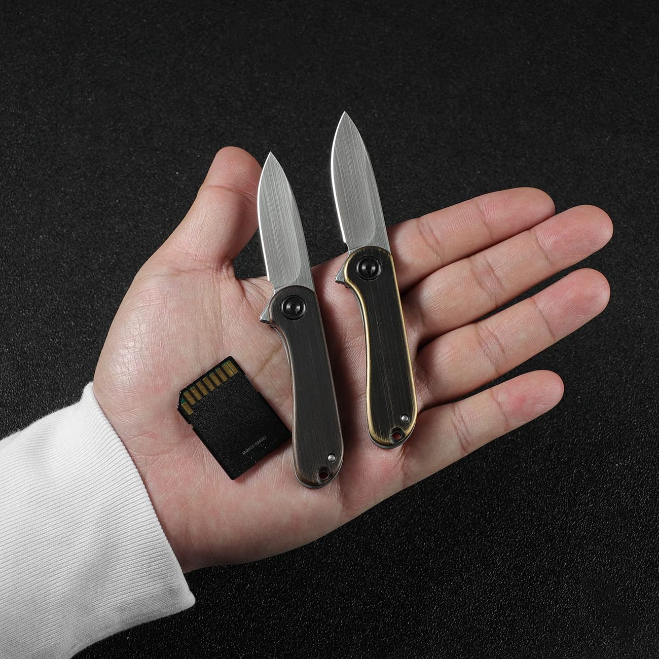 CIVIVI Small Pocket Folding Knife Mini Elementum 1.83" 14C28N Blade C18062Q-2