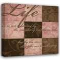 thumbnail image 1 of N Harbick 36x36 Gallery Wrapped Canvas Wall Art Titled - Life in Pink, 1 of 4