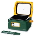 thumbnail image 3 of Presto 8 Quart Nomad Portable Electric Slow Cooker, Locking Lid, Green/Gold, 3 of 11