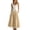 Beige, variant on Noric Women's Summer High Waisted Midi Skirt A-Line Flowy Casual Elastic Waist with Pockets Vintage Long Skirt for Women