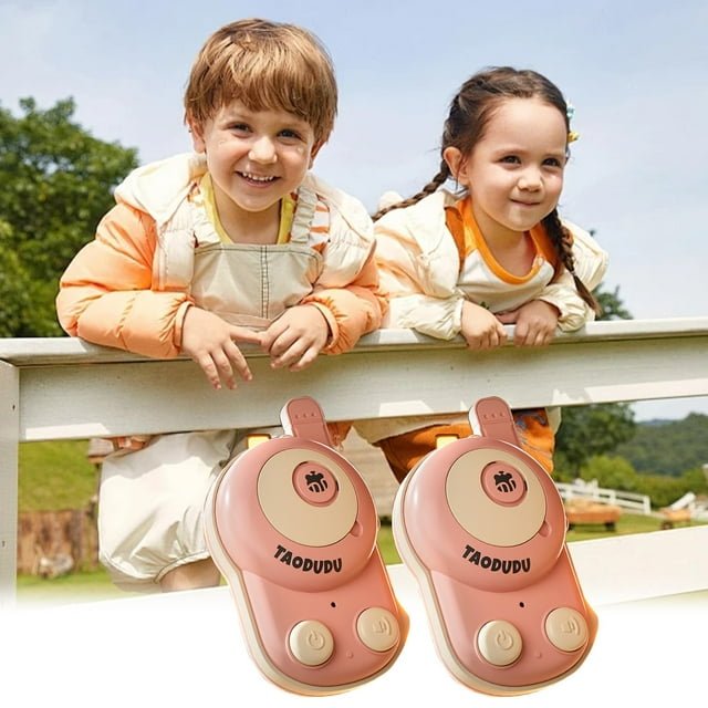 Ganfancp Radios de Dos Vías para Niños con Interfaz Sencilla Alta Calidad de Sonido Fuerte Señal Diseño con Botón de Llamada y Prevención de Pérdidas - Ideal para La Intera Artículos En Liquidación 2
