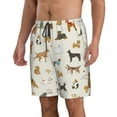 thumbnail image 2 of Naloa Dogs Funny Pets Men's Beach Shorts, Surfing shorts, Swim trunks, Quick Dry Swim Trunks for Surfing Beach Fun - X-Large, 2 of 9
