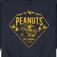 thumbnail image 3 of Peanuts - Ski School - Men's Crew Neck Fleece Pullover, 3 of 6