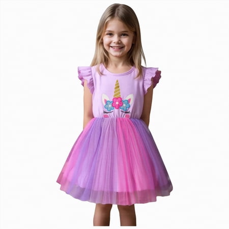 Yindaity Girls Dresses Size 6-7 Girls Ballet Long Sleeve Skirted Leotards with Tutus Skirt Dance Dress Ballerina Outfits(Light Purple 3-4 Years)