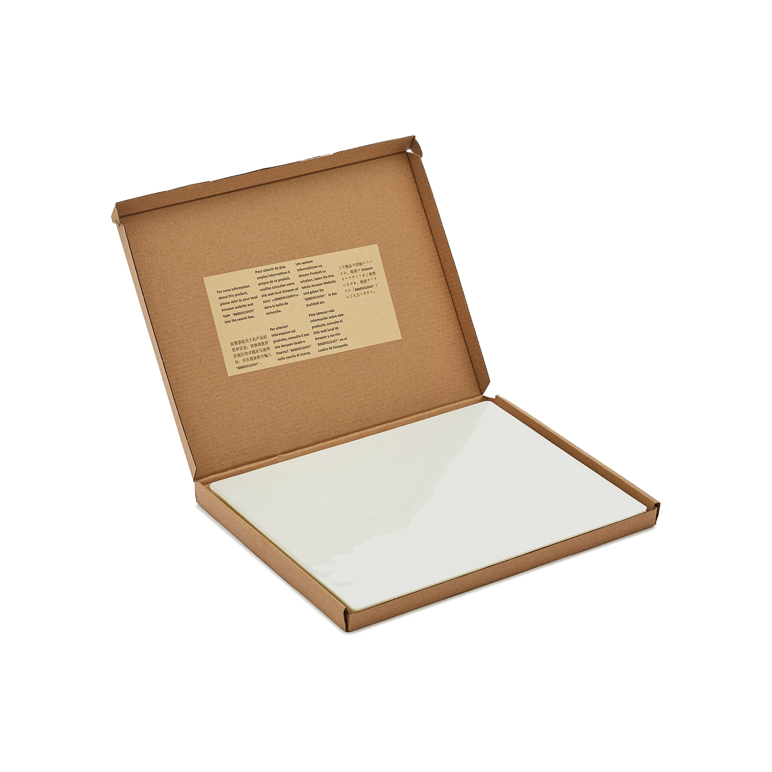 Basics Clear Thermal Laminating Plastic Paper Laminator Sheets, 9 x 11.5-Inch, 200-Pack, 3mil