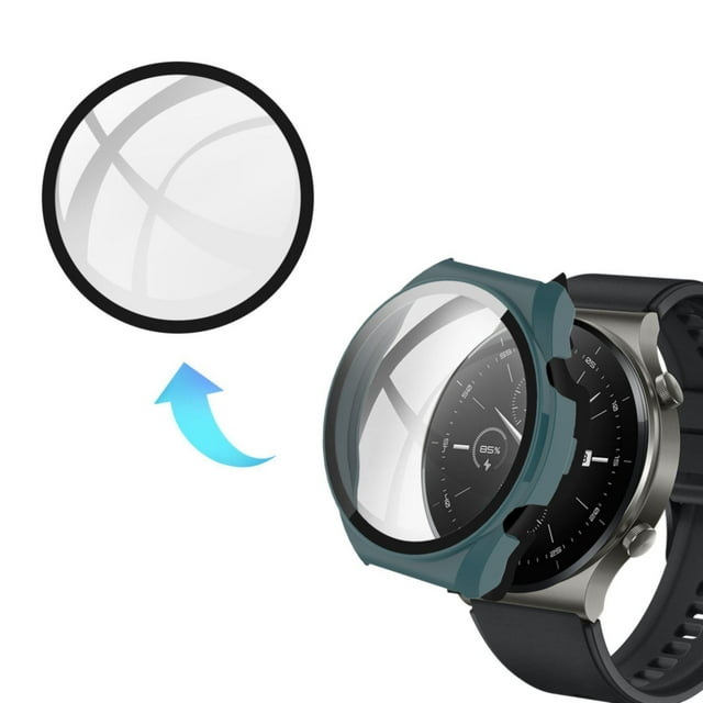 WIFKLSIIPG Screen Protector Cover Suitable Compitable with Huawei Watch GT 2 Pro 46mm Glass Case+Film Smart Watchband Full Protective Cover 2ml